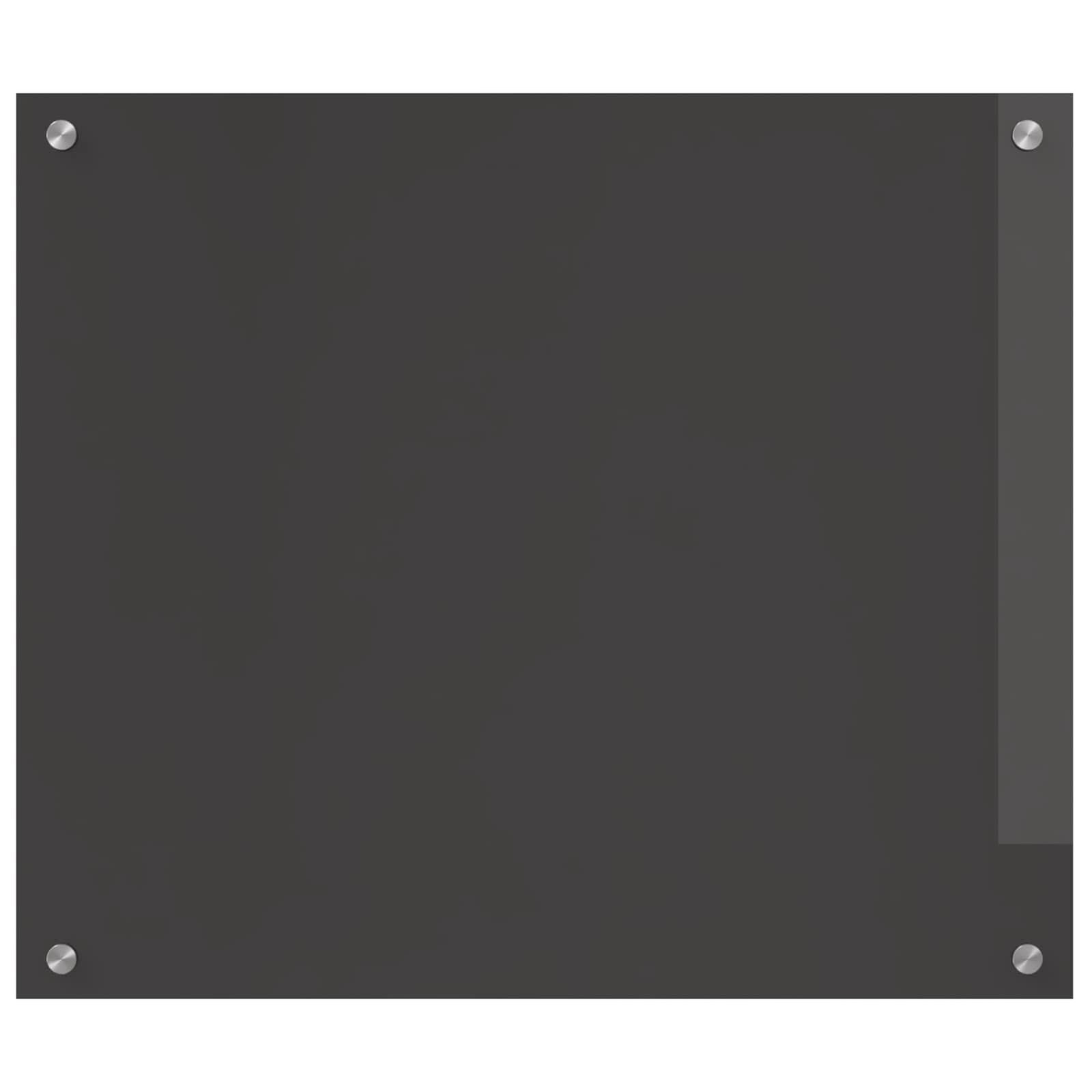 Vidaxxl salpicadero de cocina gris oscuro 70 x 60 cm vidrio templado