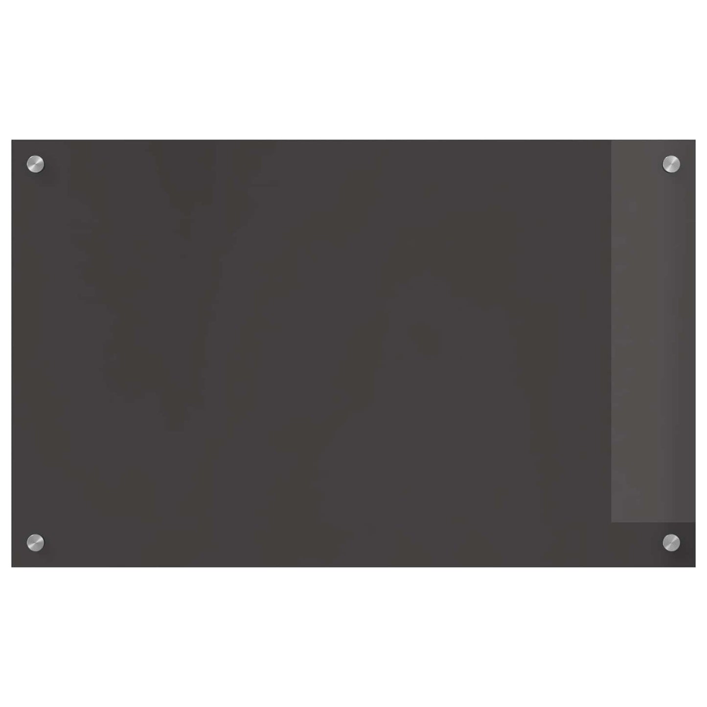Vidaxxl salpicadero de cocina gris oscuro 80 x 50 cm vidrio templado