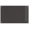 Paraschizzi cucina Vidaxxl grigio scuro 80 x 50 cm in vetro temperato