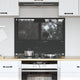 Vidaxxl salpicadero de cocina gris oscuro 80 x 60 cm vidrio templado