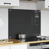 Vidaxxl salpicadero de cocina gris oscuro 80 x 60 cm vidrio templado