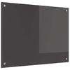 Vidaxxl salpicadero de cocina gris oscuro 80 x 60 cm vidrio templado