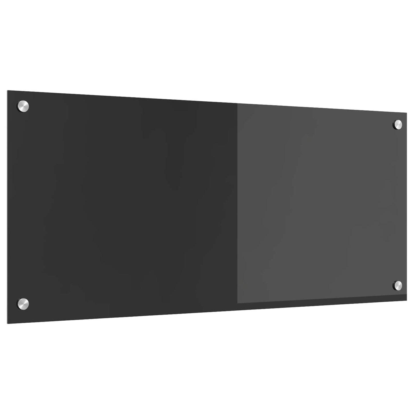 Vidaxxl salpicadero de cocina gris oscuro 90 x 40 cm vidrio templado