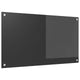 Vidaxxl salpicadero de cocina gris oscuro 90 x 50 cm vidrio templado