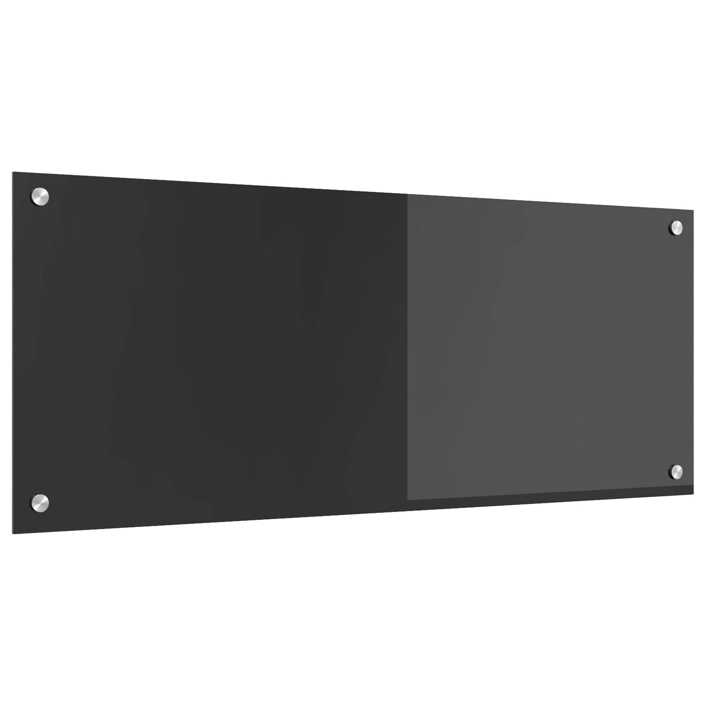 Vidaxxl salpicadero de cocina gris oscuro 100 x 40 cm vidrio templado