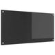Vidaxxl salpicadero de cocina gris oscuro 100 x 50 cm vidrio templado
