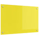 VidaXL salpicadero de cocina amarillo 80 x 50 cm vidrio templado