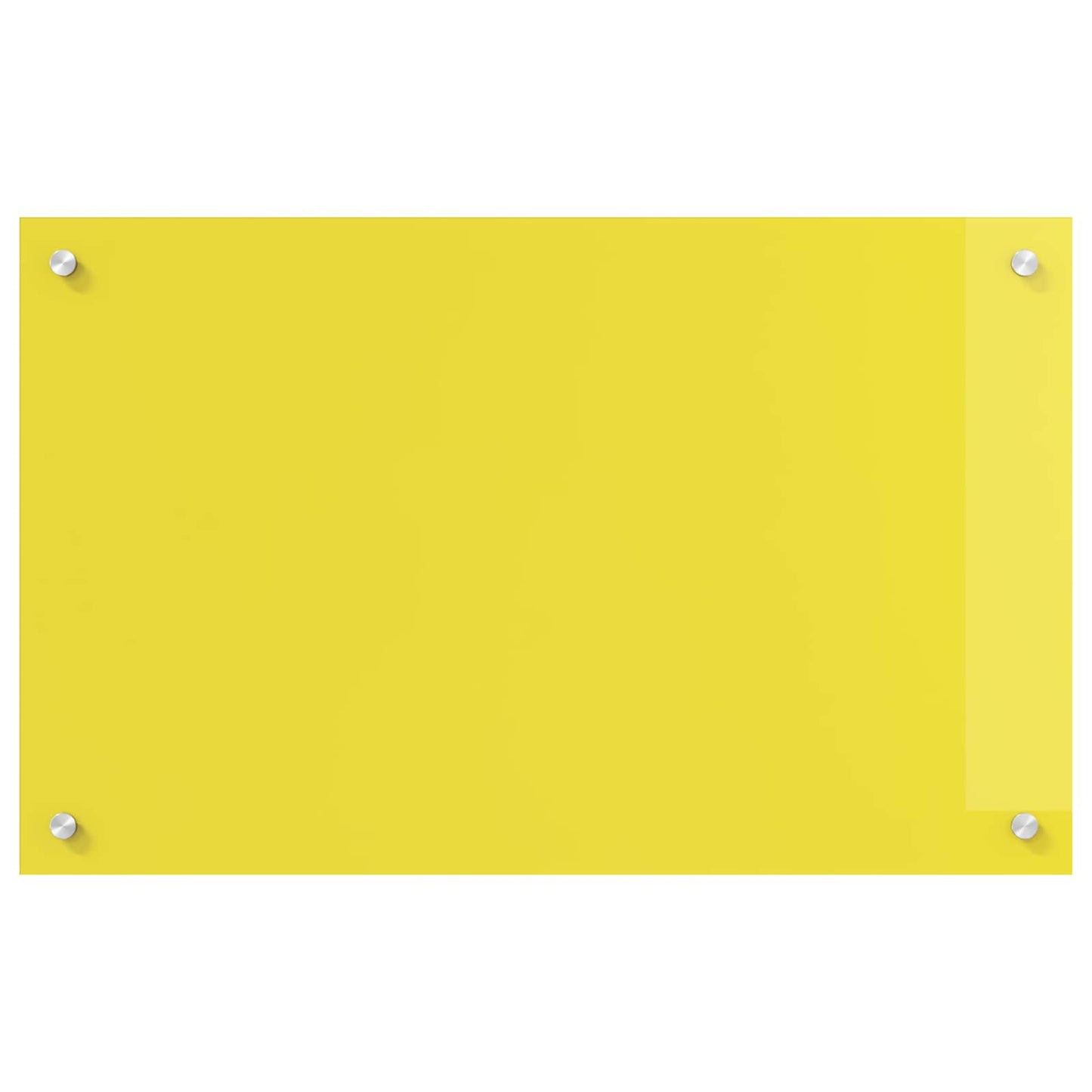 VidaXL salpicadero de cocina amarillo 80 x 50 cm vidrio templado