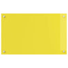 Paraschizzi cucina VidaXL giallo 80 x 50 cm in vetro temperato