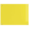 VidaXL salpicadero de cocina amarillo 80 x 60 cm vidrio templado