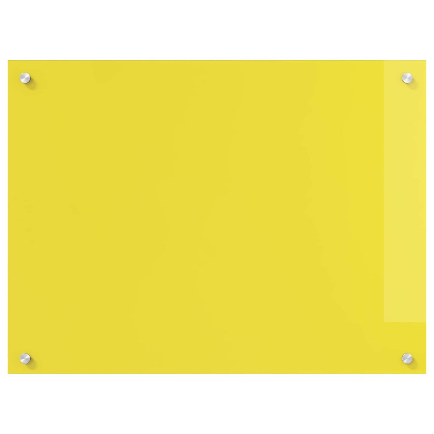 VidaXL salpicadero de cocina amarillo 80 x 60 cm vidrio templado