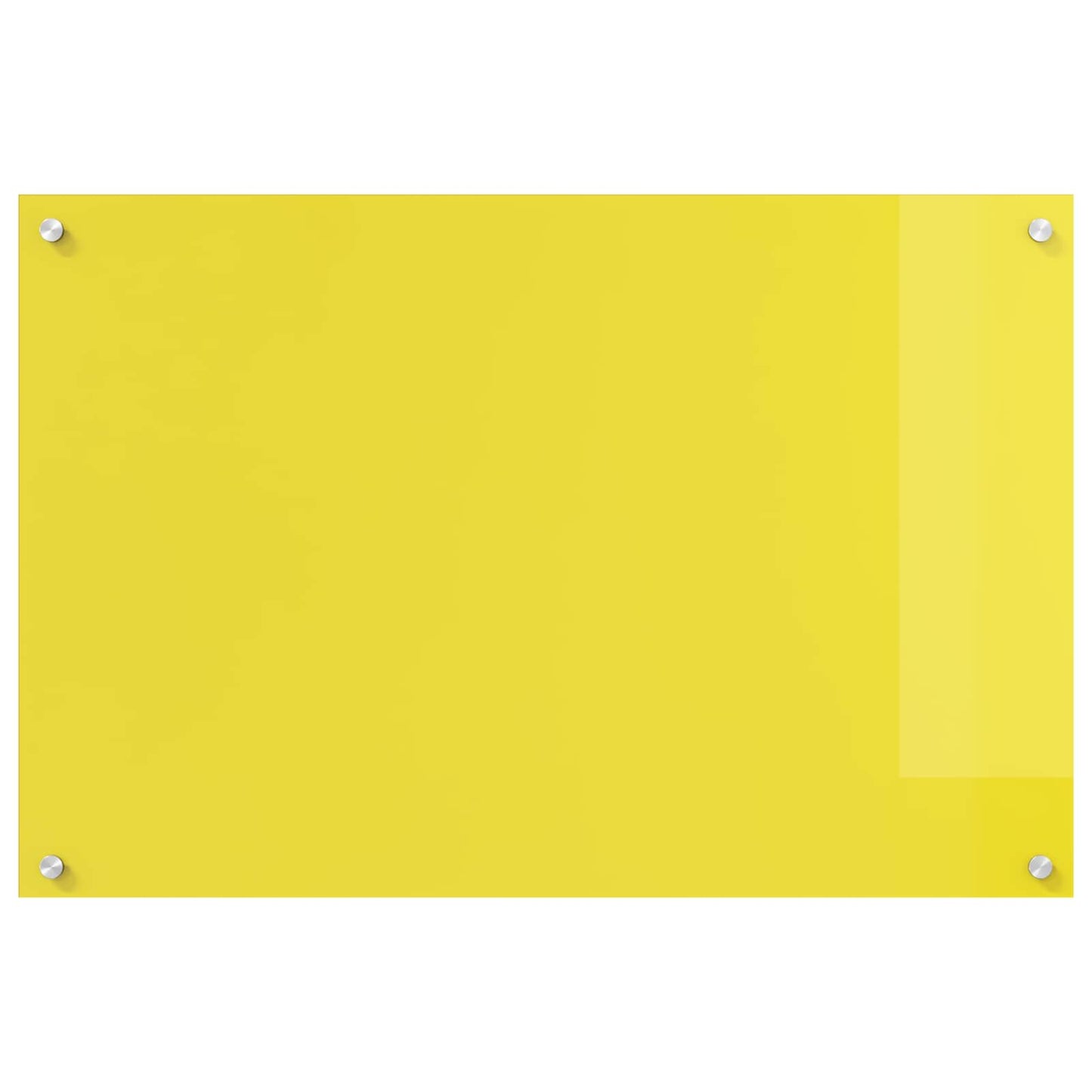 Panel de cocina VidaXL amarillo 90 x 60 cm vidrio templado