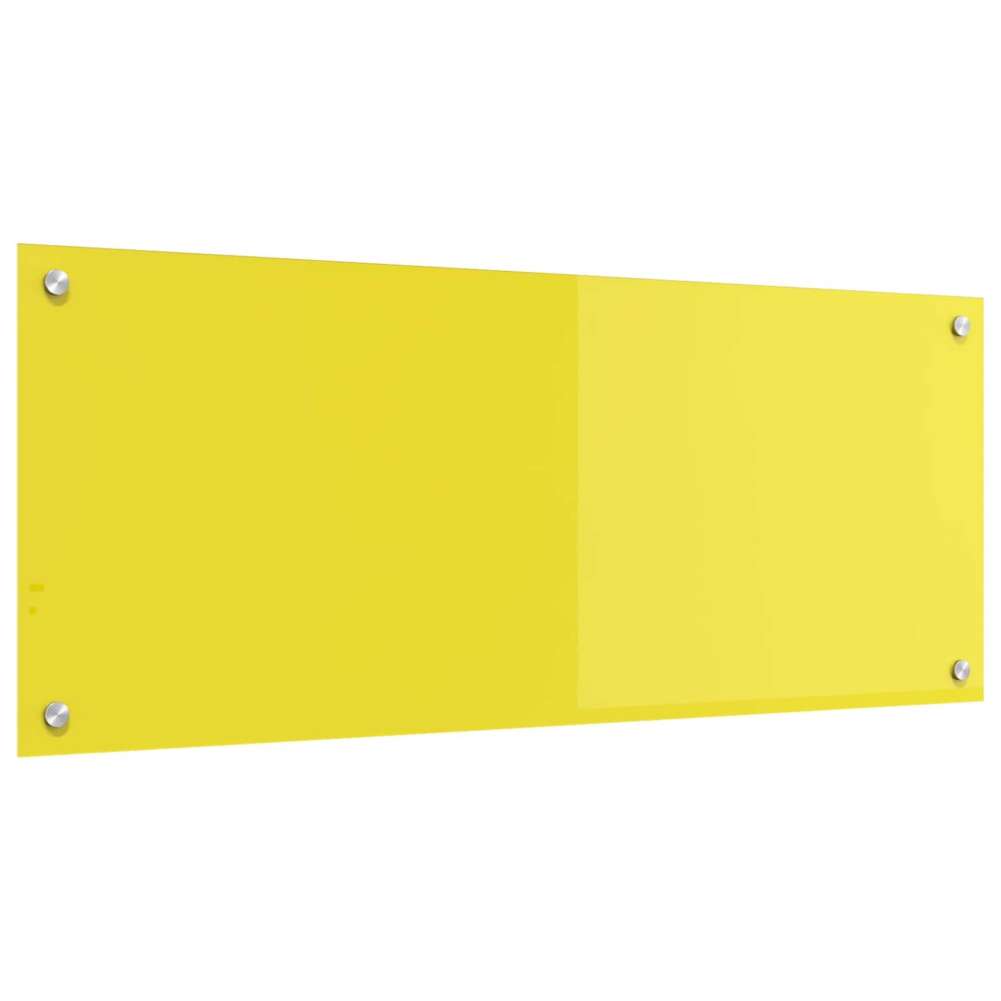 Panel de cocina VidaXL amarillo 100 x 40 cm vidrio templado