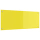 Panel de cocina VidaXL amarillo 100 x 40 cm vidrio templado