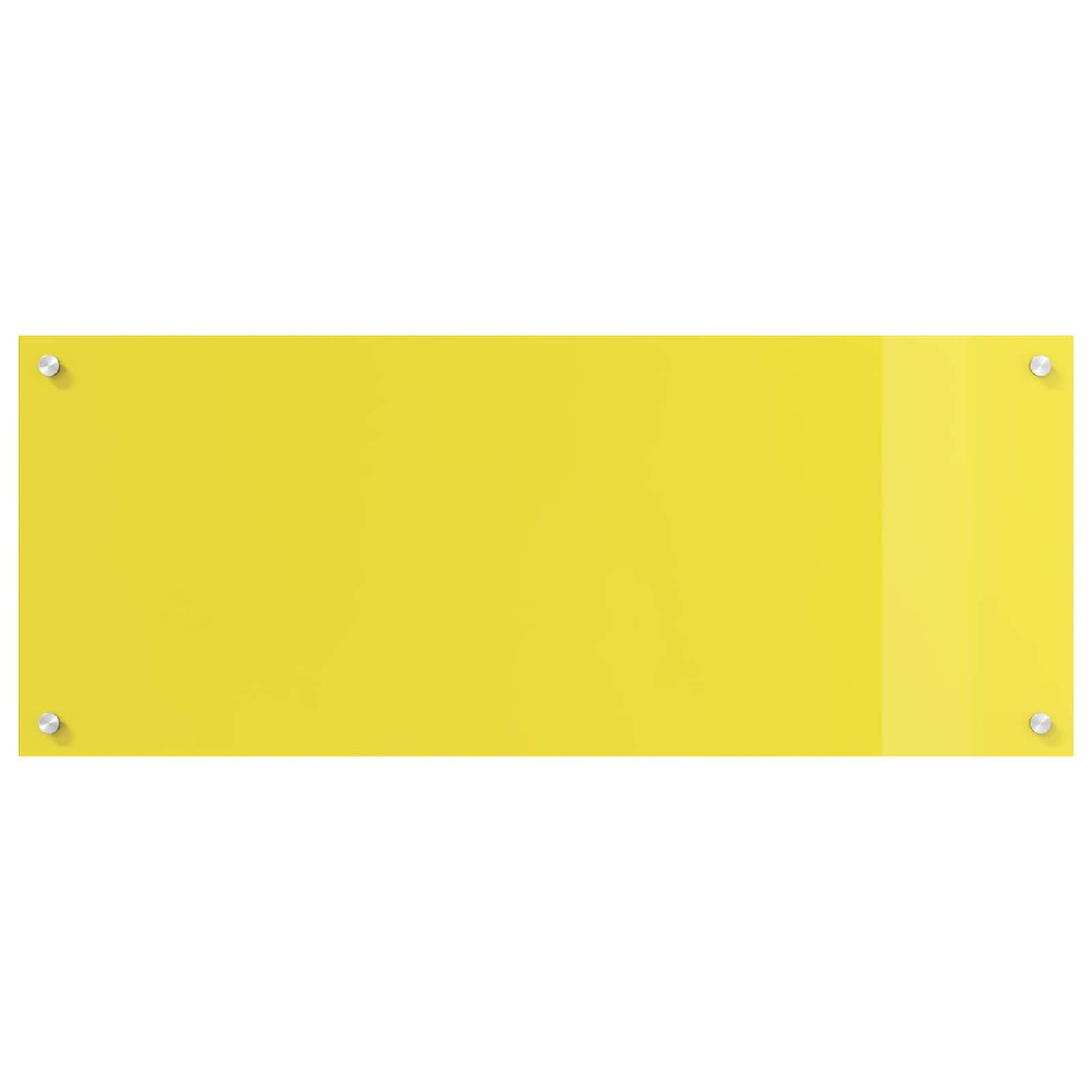 Panel de cocina VidaXL amarillo 100 x 40 cm vidrio templado