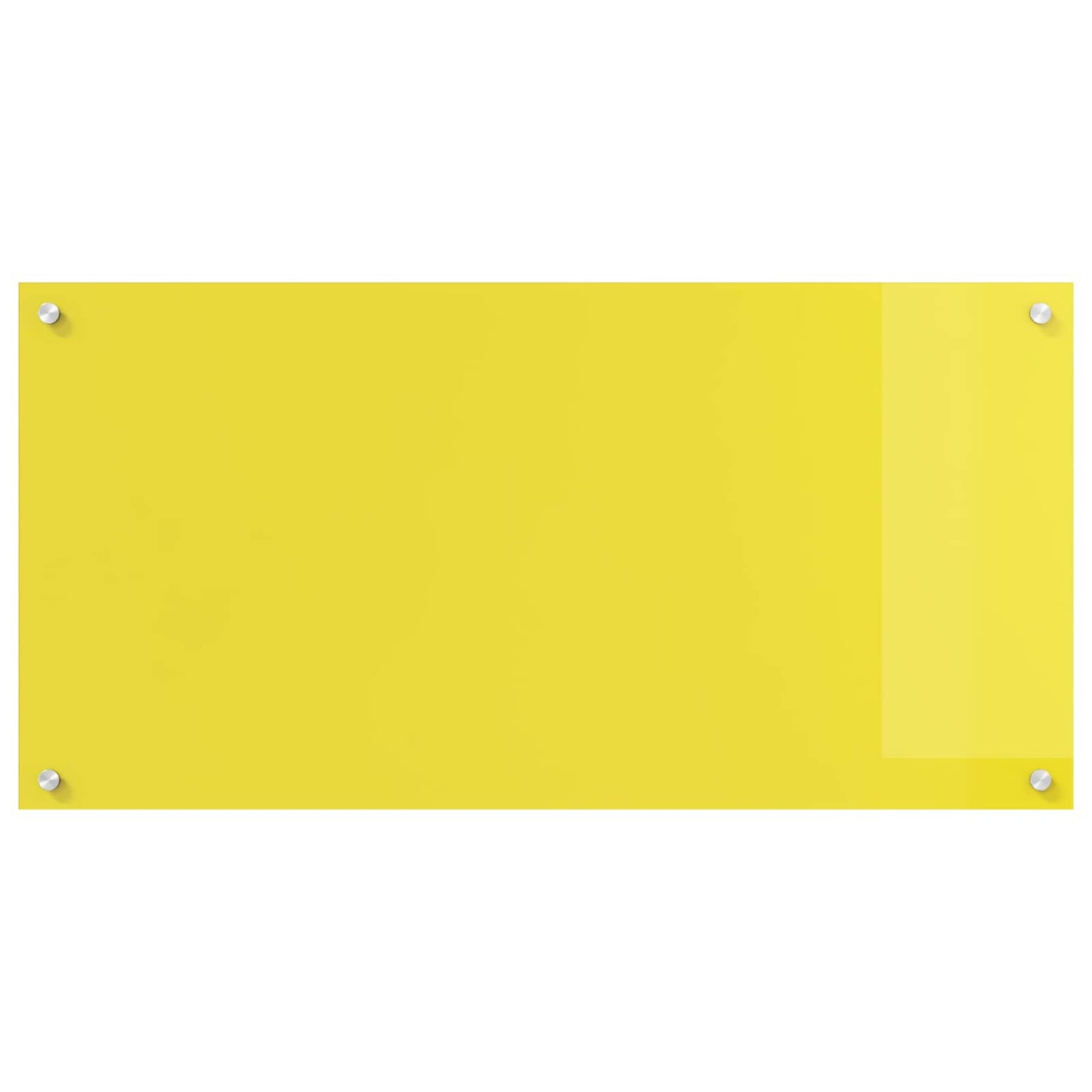 Panel de cocina VidaXL amarillo 100 x 50 cm vidrio templado