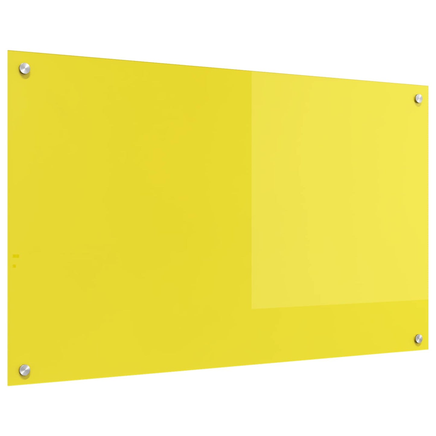Panel de cocina VidaXL amarillo 100 x 60 cm vidrio templado