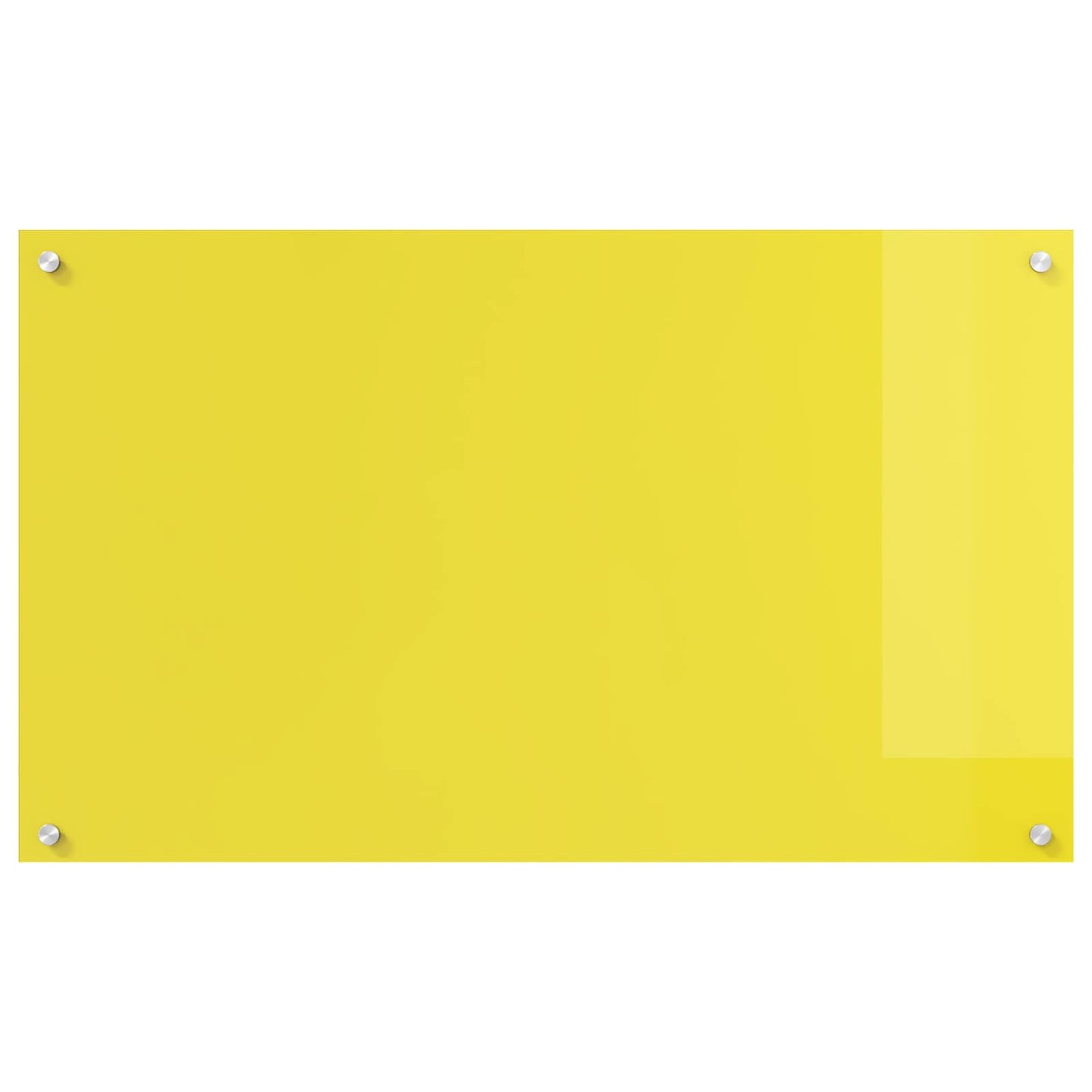 Panel de cocina VidaXL amarillo 100 x 60 cm vidrio templado