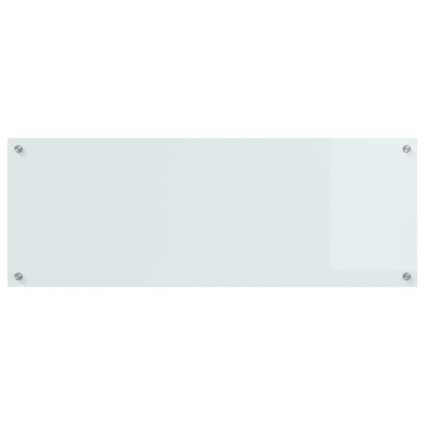 VidaXL kitchen splashback white 110 x 40 cm tempered glass