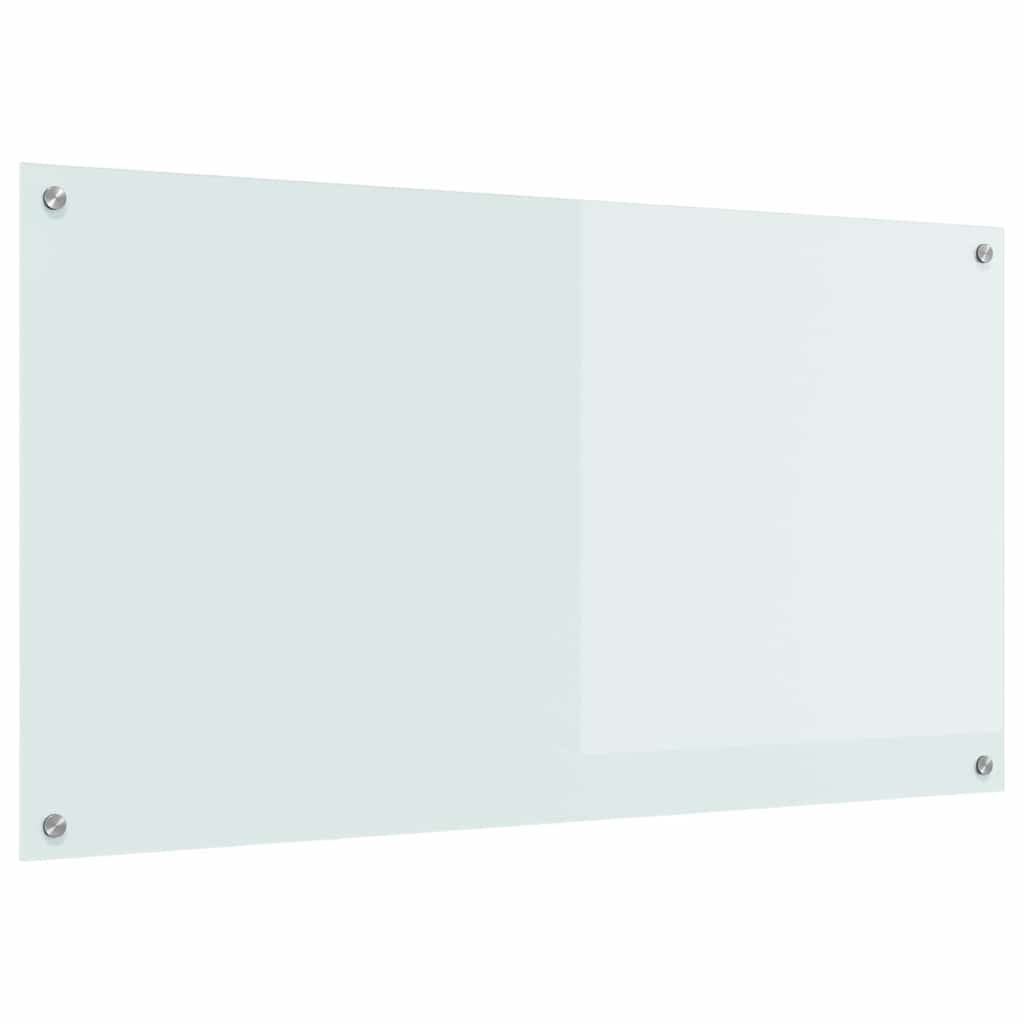 Panel de cocina VidaXL blanco 110 x 60 cm vidrio templado