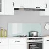 Vidaxl keuken spatscherm wit 120 x 40 cm gehard glas