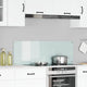 Panel de cocina VidaXL blanco 120 x 40 cm vidrio templado