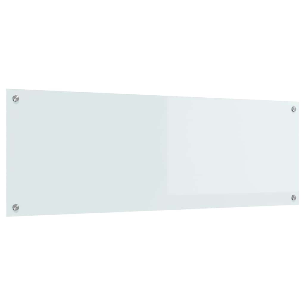 Panel de cocina VidaXL blanco 120 x 40 cm vidrio templado