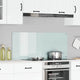 Panel de cocina VidaXL blanco 120 x 50 cm vidrio templado