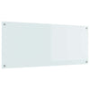 Vidaxl keuken spatscherm wit 120 x 50 cm gehard glas