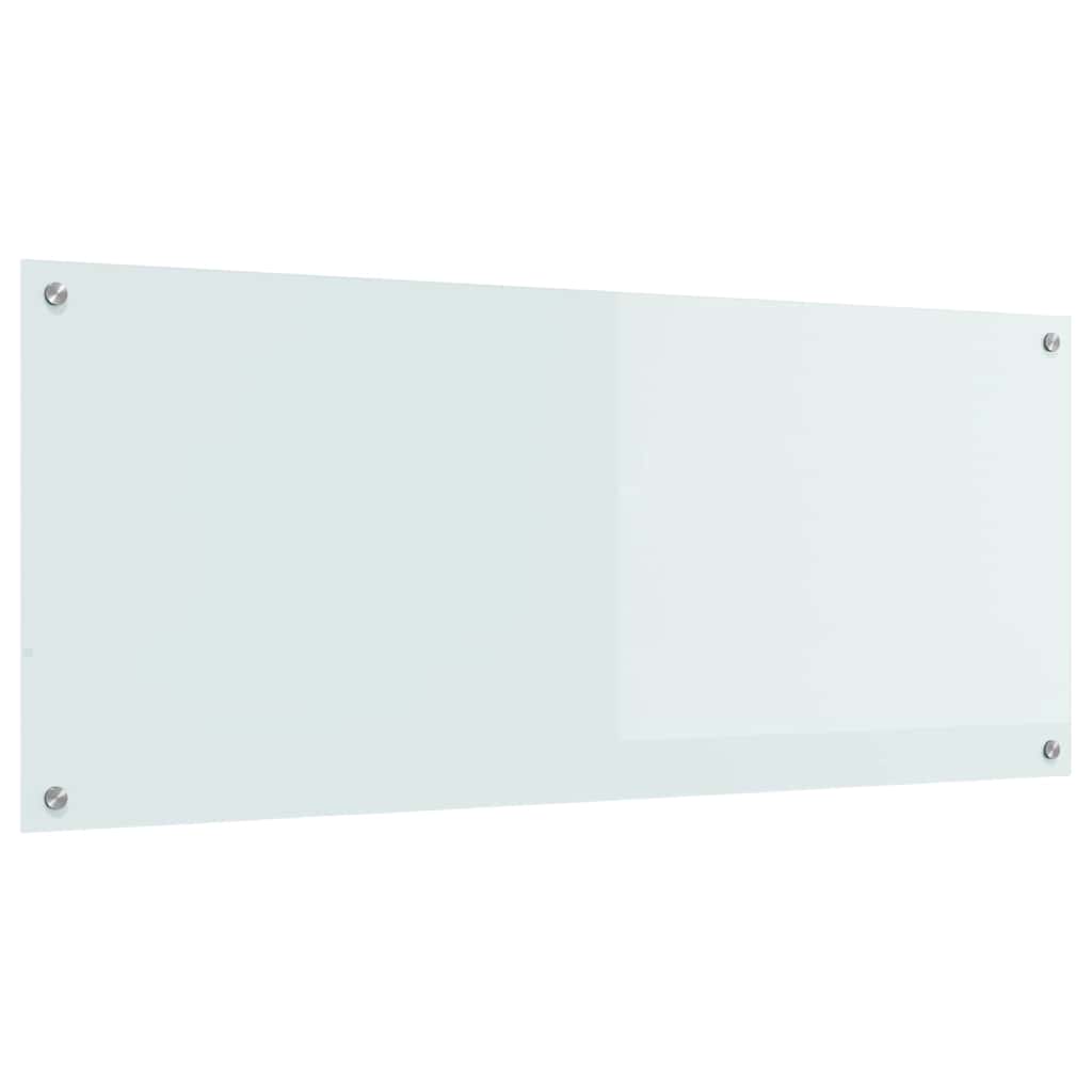 Panel de cocina VidaXL blanco 120 x 50 cm vidrio templado