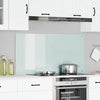 Panel de cocina VidaXL blanco 120 x 60 cm vidrio templado