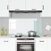 Paraschizzi cucina VidaXL bianco 120 x 60 cm in vetro temperato