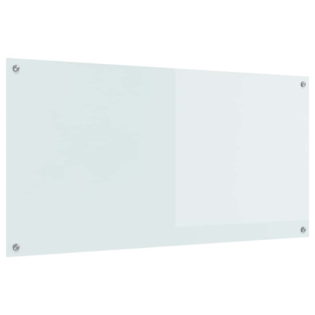 Panel de cocina VidaXL blanco 120 x 60 cm vidrio templado