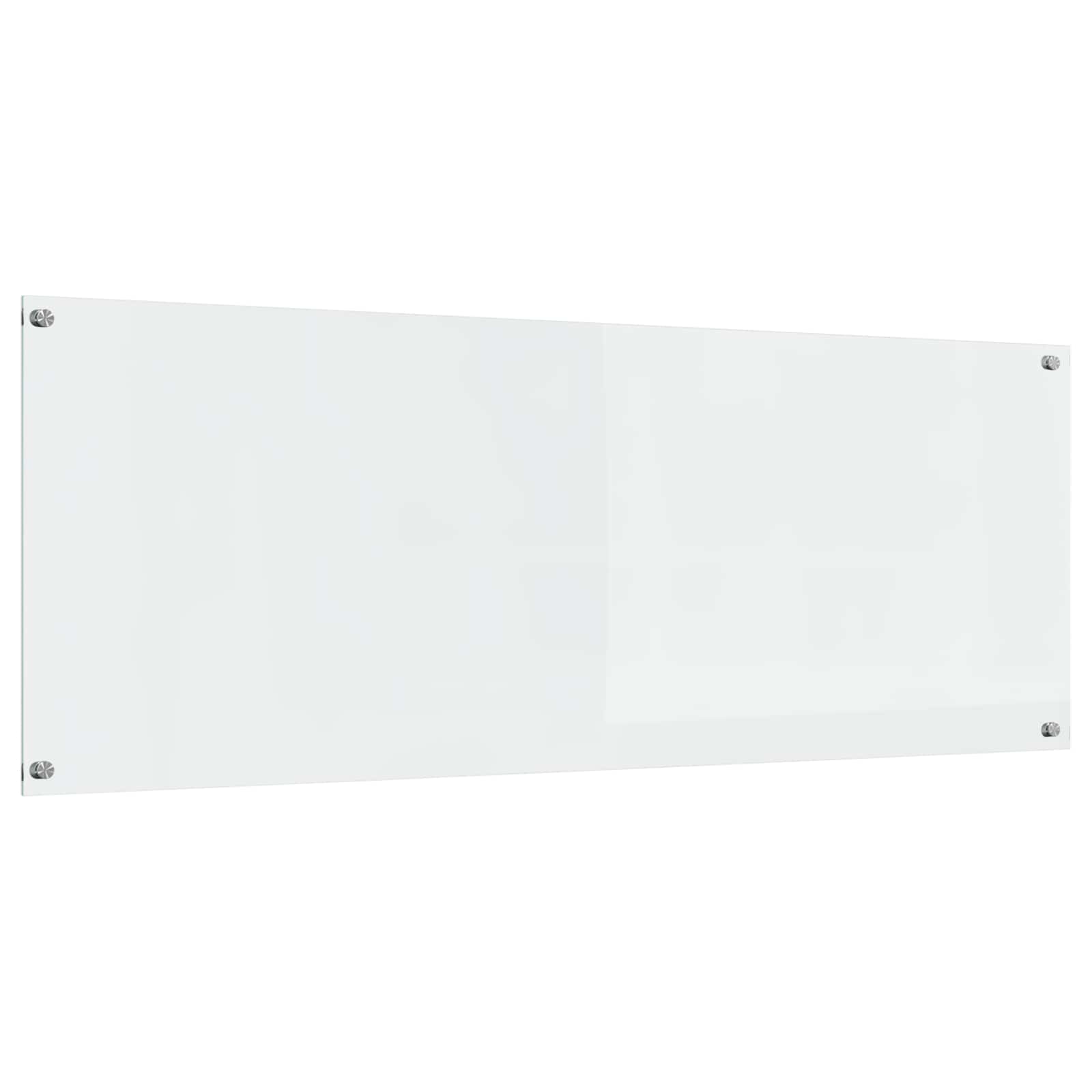 VidaXL salpicadero de cocina transparente 110 x 40 cm vidrio templado