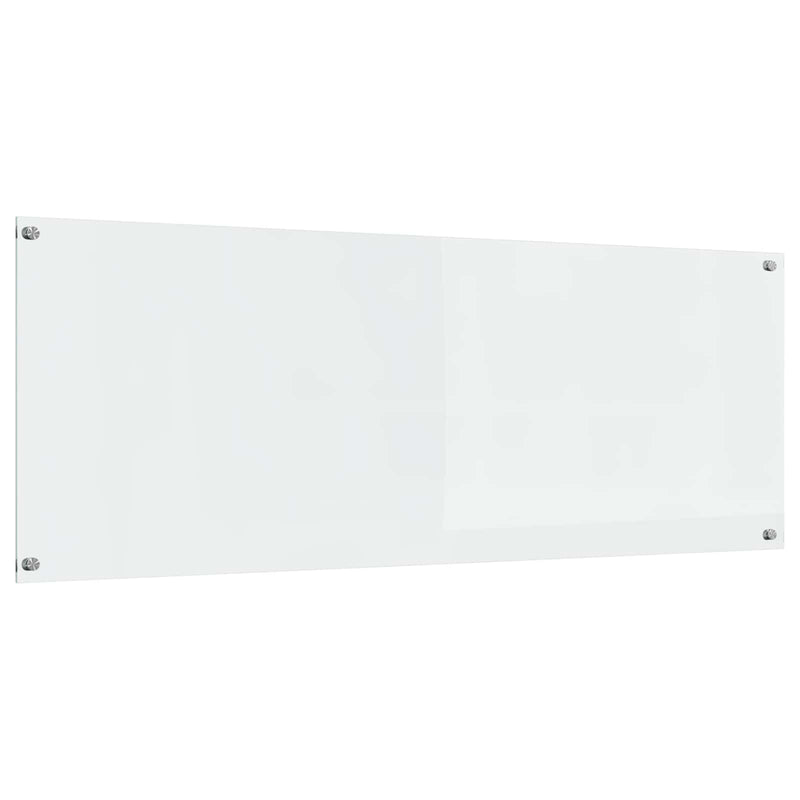 Vidaxl keuken spatscherm doorzichtig 110 x 40 cm gehard glas