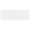 VidaXL paraschizzi cucina trasparente 110 x 40 cm in vetro temperato
