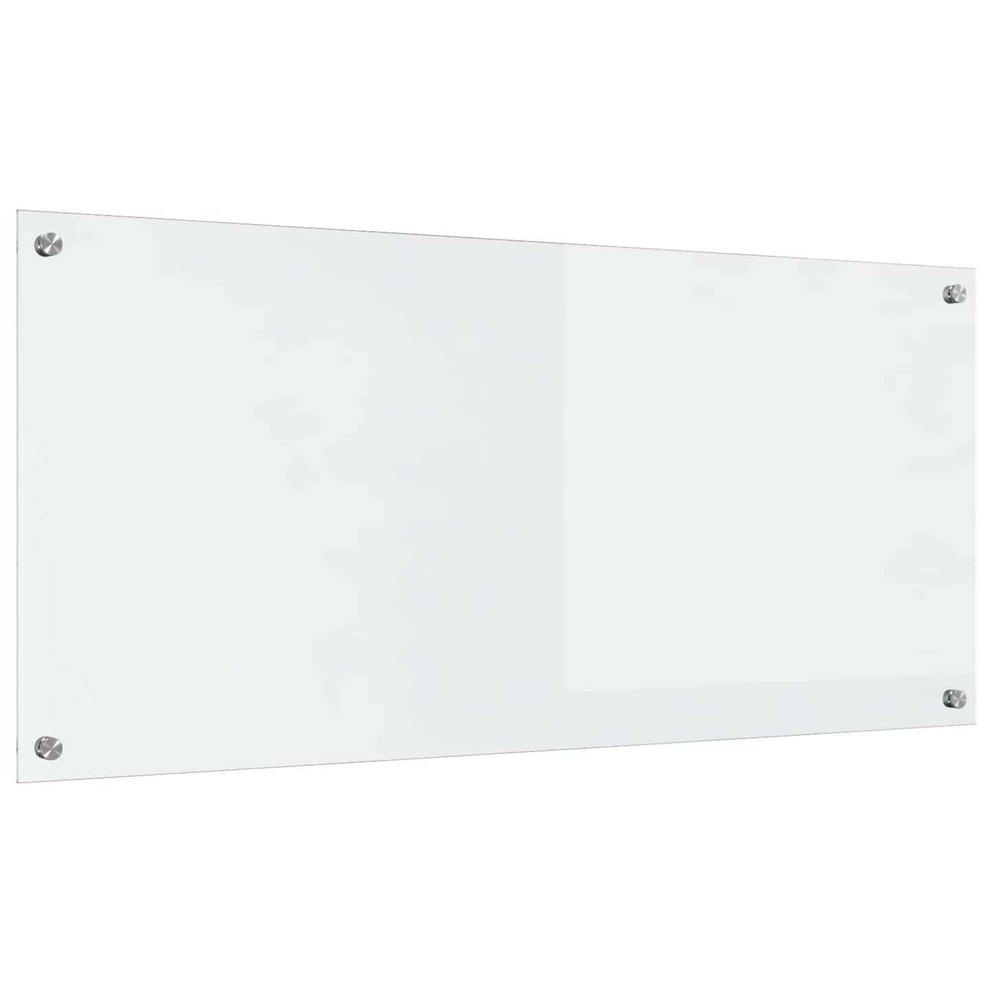 VidaXL salpicadero de cocina transparente 110 x 50 cm vidrio templado