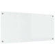 VidaXL salpicadero de cocina transparente 110 x 50 cm vidrio templado