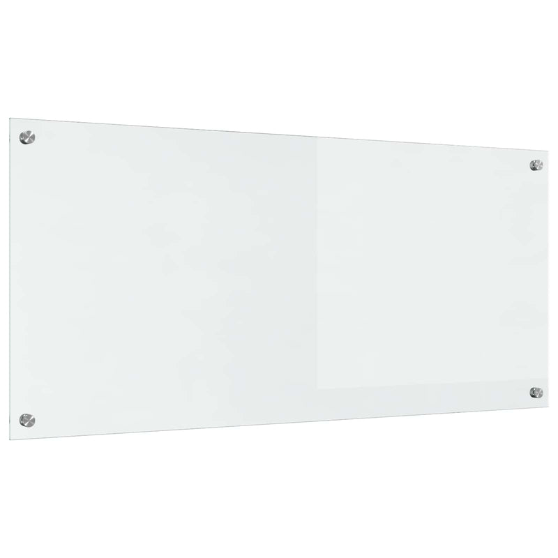 VidaXL salpicadero de cocina transparente 110 x 50 cm vidrio templado