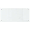 VidaXL salpicadero de cocina transparente 110 x 50 cm vidrio templado