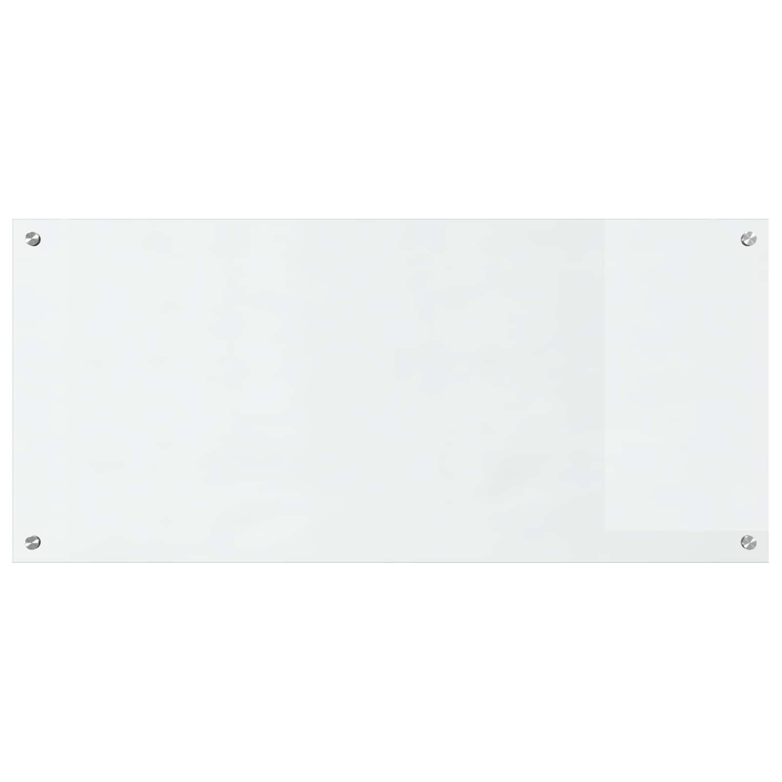 VidaXL salpicadero de cocina transparente 110 x 50 cm vidrio templado