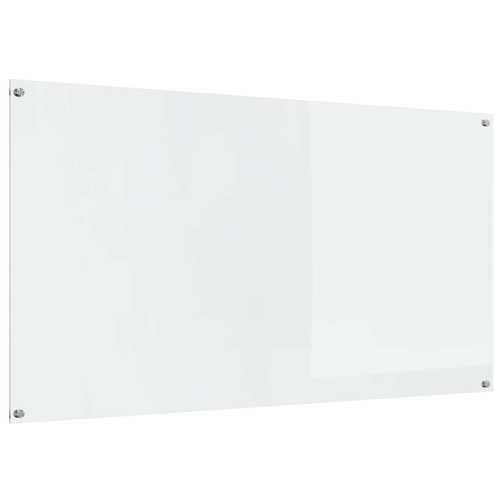 VidaXL salpicadero de cocina transparente 110 x 60 cm vidrio templado