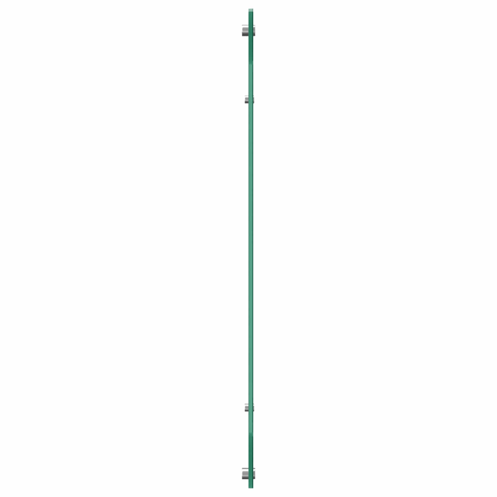 VidaXL salpicadero de cocina transparente 110 x 60 cm vidrio templado