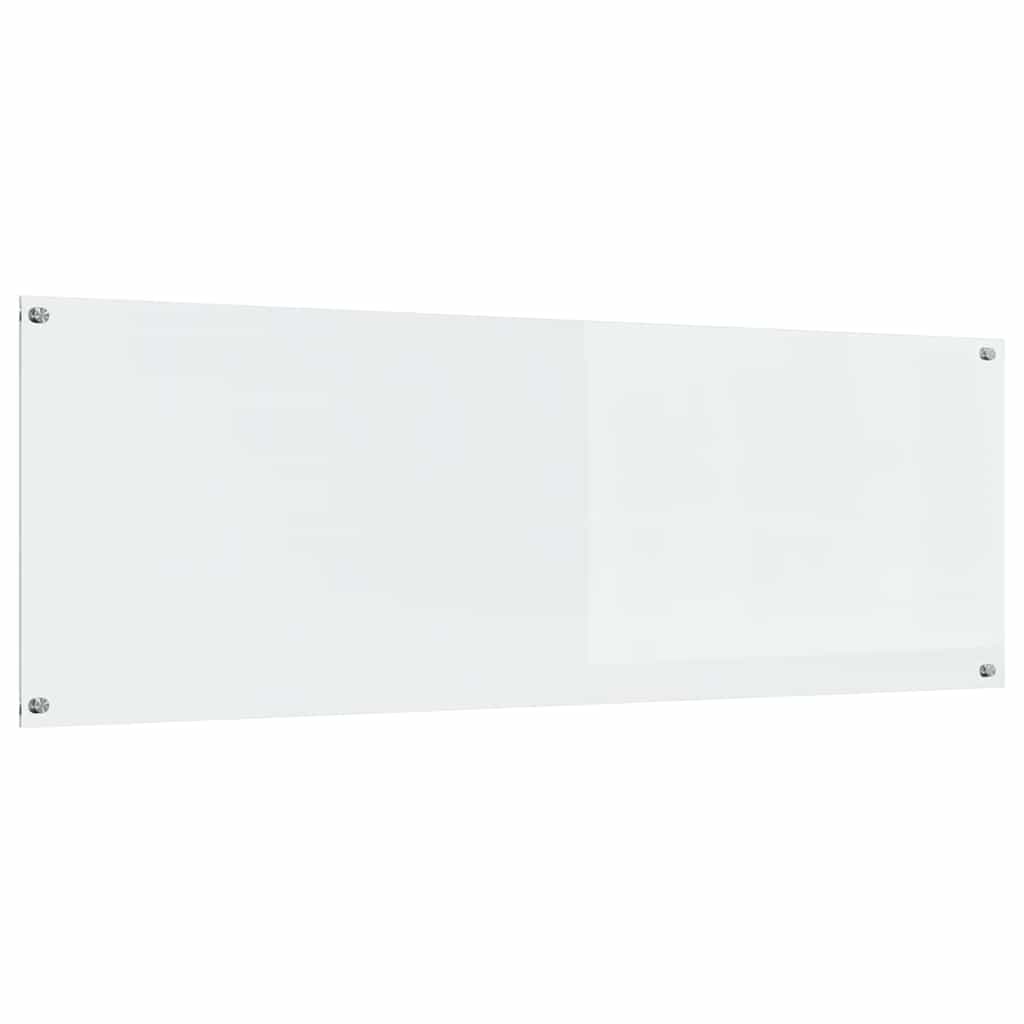 VidaXL salpicadero de cocina transparente 120 x 40 cm vidrio templado