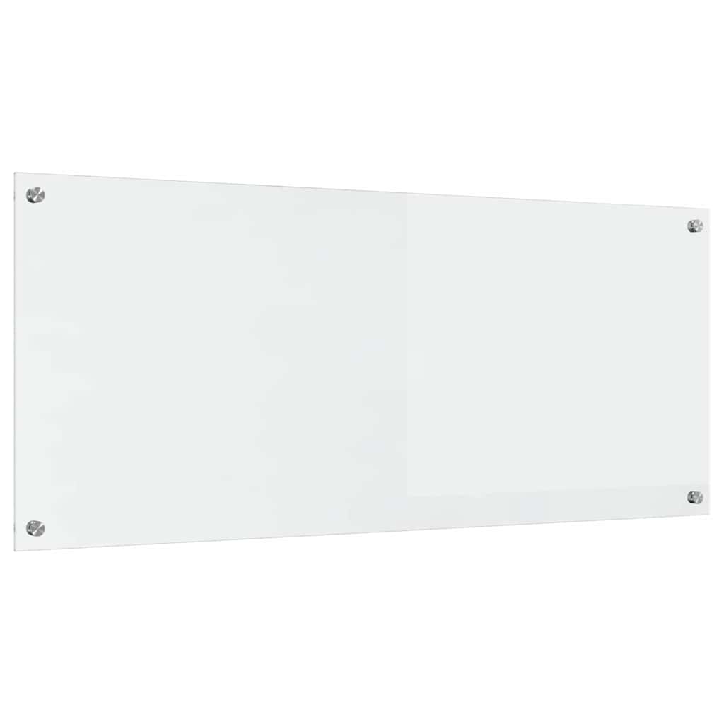 VidaXL salpicadero de cocina transparente 120 x 50 cm vidrio templado