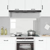 VidaXL salpicadero de cocina transparente 120 x 60 cm vidrio templado