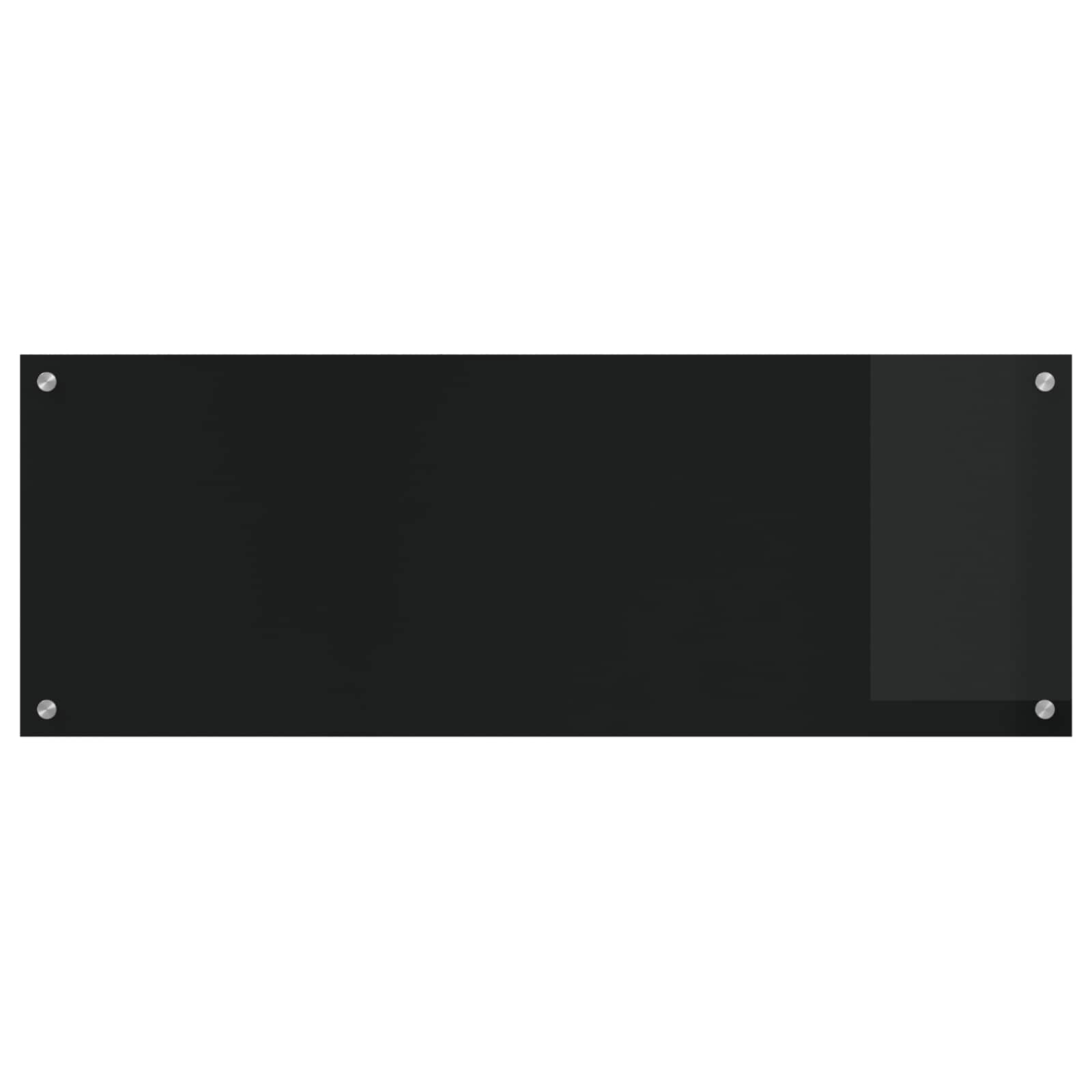 VidaXL salpicadero de cocina negro 110 x 40 cm vidrio templado