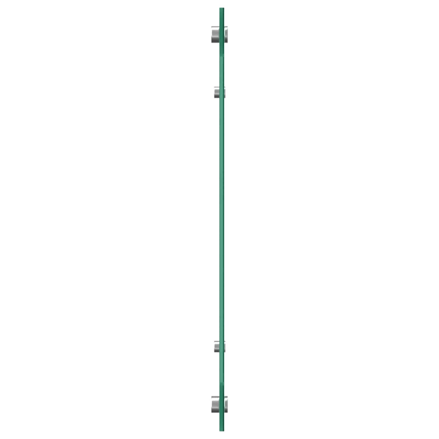 VidaXL salpicadero de cocina negro 110 x 40 cm vidrio templado