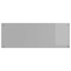 Vidaxxl salpicadero de cocina gris claro 110 x 40 cm vidrio templado