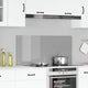 Vidaxxl salpicadero de cocina gris claro 110 x 50 cm vidrio templado